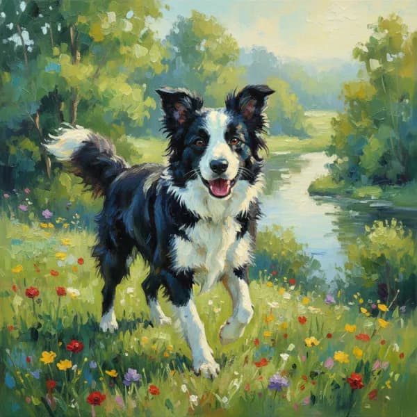 Impressionismus / Impressionism dog