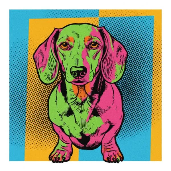 Pop Art dog
